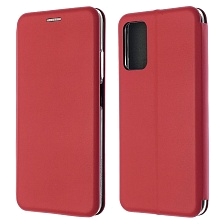 Чехол книжка STYLISH для XIAOMI Redmi 9T, экокожа, визитница, цвет красный