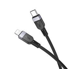 Кабель HOCO X109 Energy USB Type C на Lightning 8 pin, 27W, PD27W, длина 2 метра, цвет черный