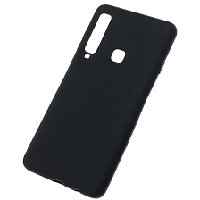 Чехол накладка для SAMSUNG Galaxy A9 2018 (SM-A920), силикон, матовый, цвет черный