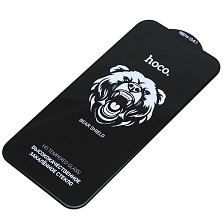 Защитное стекло HOCO A777 для APPLE iPhone 13 (6.1"), iPhone 13 Pro (6.1), iPhone 14 (6.1"), iPhone 16e (6.1"), 0.4мм, цвет окантовки черный