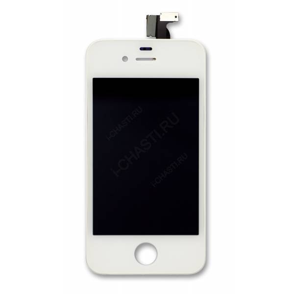 Дисплей в сборе с тачскрином для iPhone 4, AAA, цвет белый