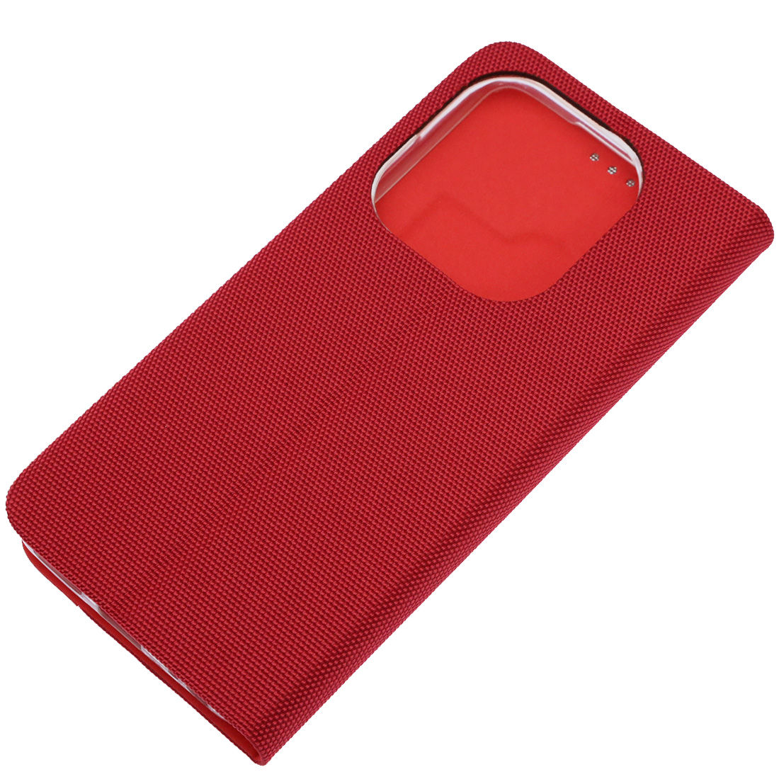 Чехол книжка MESH для INFINIX HOT 40i, SMART 8, SMART 8 Plus, текстиль, силикон, бархат, визитница, цвет красный