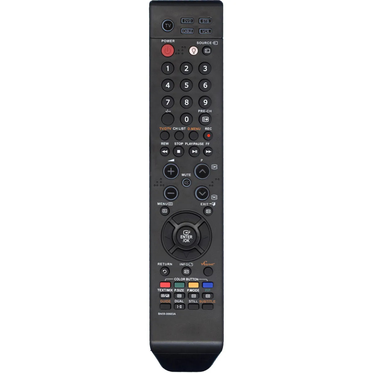 Пульт ДУ BN059-00603A для телевизоров SAMSUNG, цвет черный