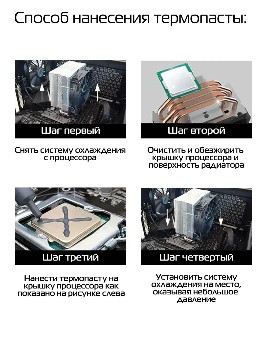 Термопаста STEEL STP-C, 3 грамма, шприц