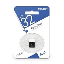 Флешка USB 2.0 32GB SMARTBUY Lara, цвет черный