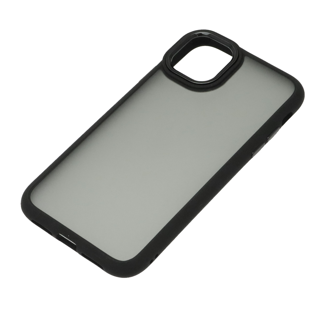 Чехол накладка для APPLE iPhone 11, силикон, пластик, цвет окантовки черный