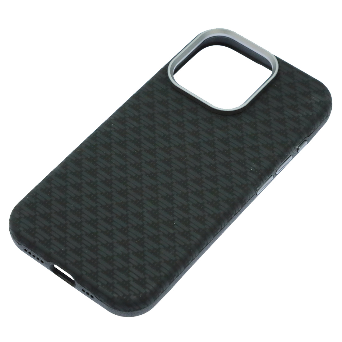 Чехол накладка KWI-NI с поддержкой MagSafe для APPLE iPhone 15 Pro, узор, цвет черный