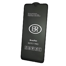 Защитное стекло 9H BR для XIAOMI Redmi Note 7, Redmi Note 7 Pro, цвет окантовки черный