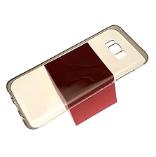 Чехол накладка TPU CASE для SAMSUNG Galaxy S8 Plus (SM-G955), силикон, ультратонкий, цвет прозрачный.