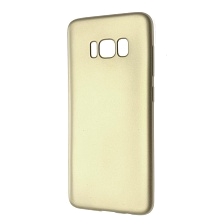 Чехол накладка для SAMSUNG Galaxy S8 (SM-G950), силикон, глянец, с логотипом, цвет золотистый Чехол накладка для SAMSUNG Galaxy S8 (SM-G950), силикон, глянец, с логотипом, цвет золотистый