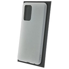 Чехол накладка для SAMSUNG Galaxy A52 (SM-A525F), силикон, матовый, цвет белый