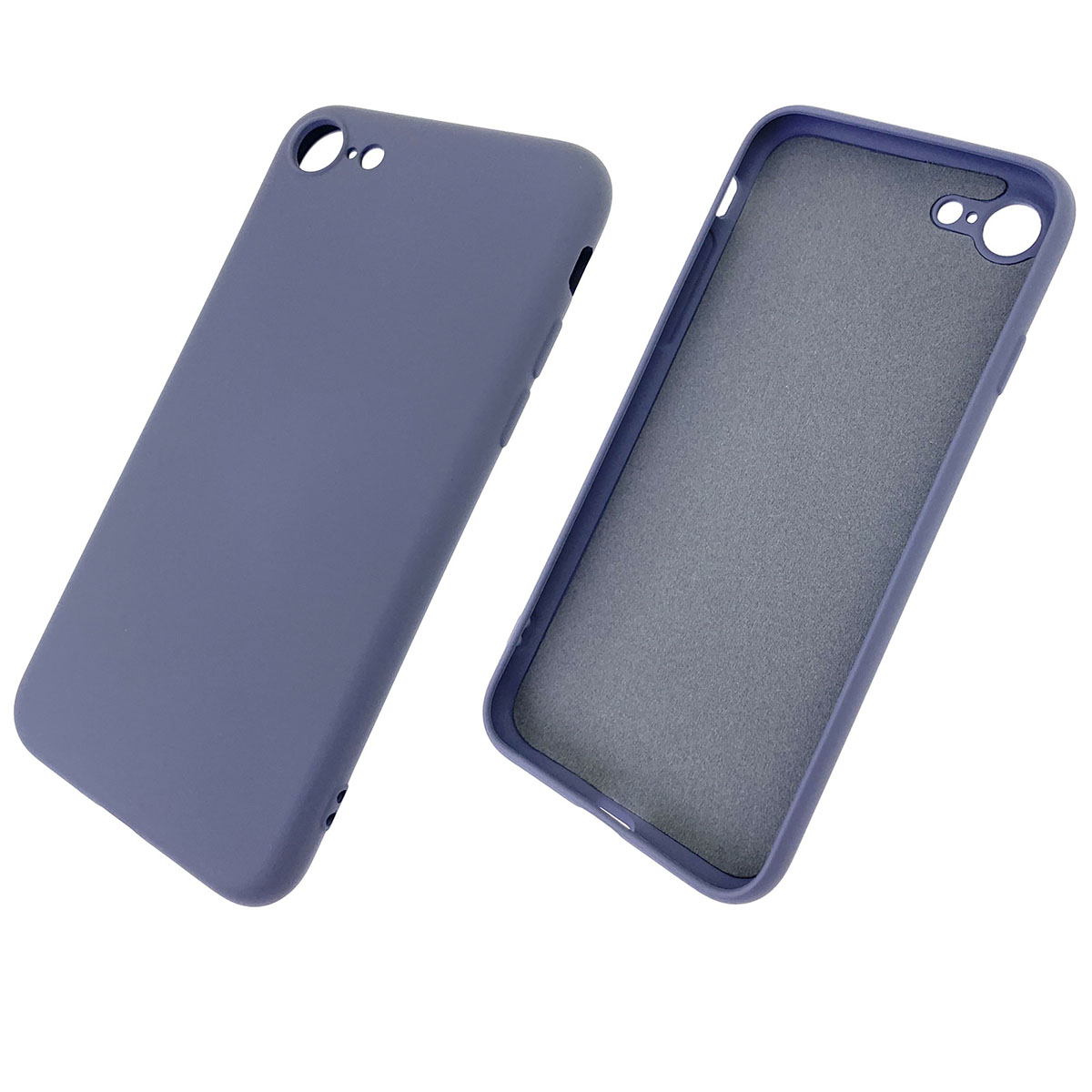 Чехол накладка для APPLE iPhone 7, 8, силикон, цвет сиреневый.