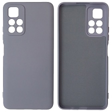 Чехол накладка NANO для XIAOMI Redmi Note 11 5G, Redmi Note 11T 5G, XIAOMI Poco M4 Pro 5G, силикон, бархат, цвет космический серый
