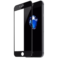 Защитное стекло 5D Nano Antishock для APPLE iPhone 7/8 Plus (5.5"), цвет канта чёрный MONARCH.