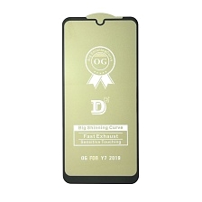 Защитное стекло D2+ PREMIUM для HUAWEI Y7 2019, Y7 Prime 2019, Y7 Pro 2019, Enjoy 9, цвет окантовки черный.