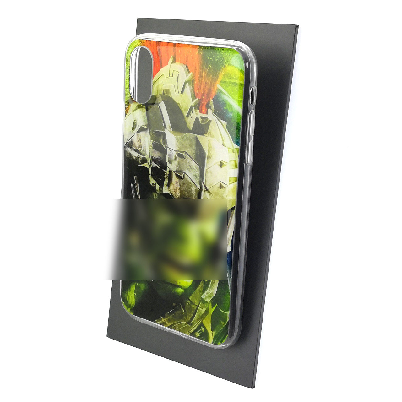 Чехол накладка для APPLE iPhone XR, силикон, глянцевый, рисунок Зеленый Халк