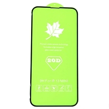 Защитное стекло 20D для APPLE iPhone 13 mini (5.4"), цвет окантовки черный