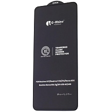 Защитное стекло 6D G-Rhino для Realme C55, Realme C67, Realme 11 5G, Realme C75, цвет окантовки черный (Тип 1)