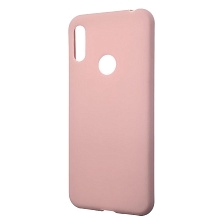 Чехол накладка GPS для HUAWEI Honor 8A, Y6 2019, силикон, матовый, цвет бледно розовый