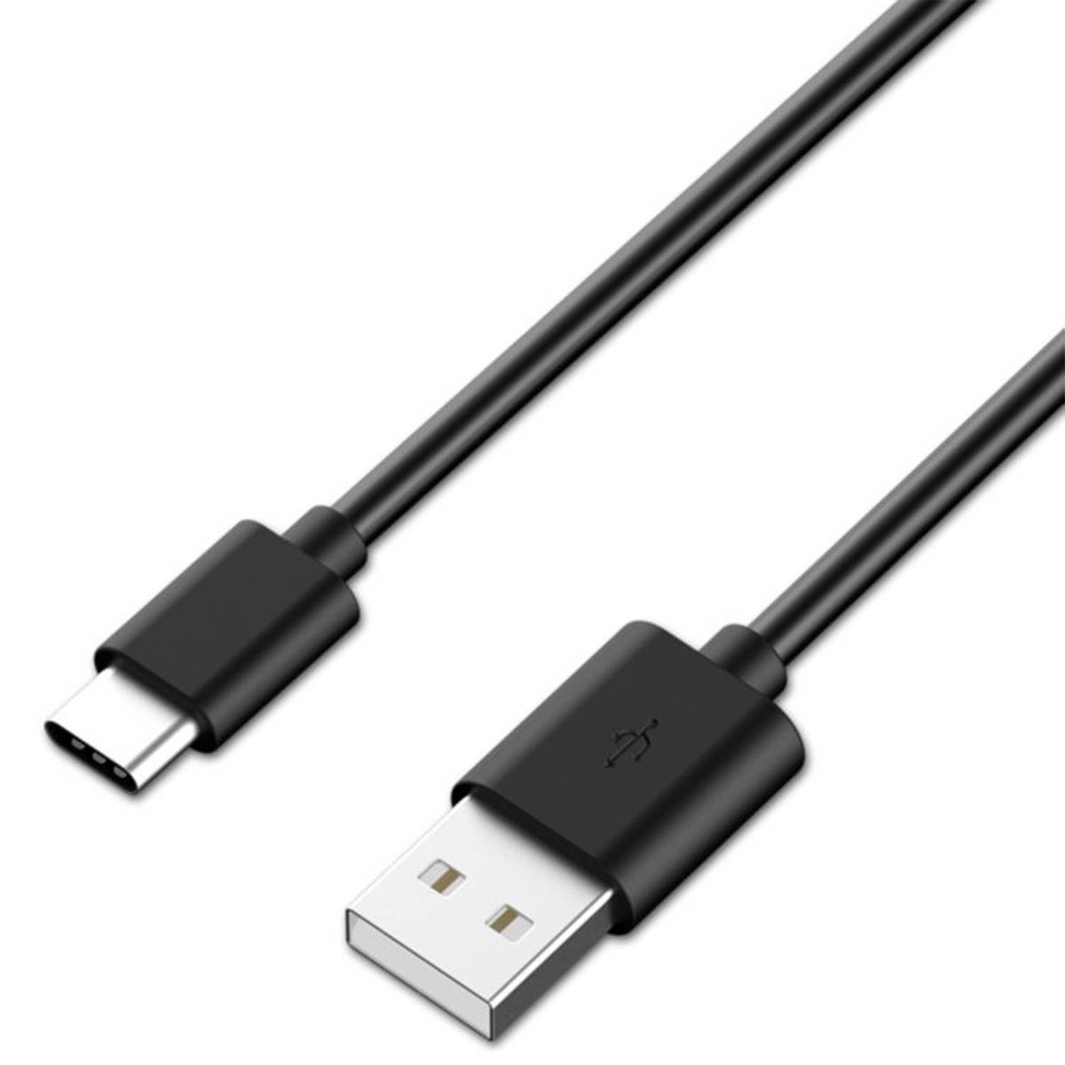 Кабель для зарядки и передачи данных USB Type-C, длина 1 метр, цвет черный Кабель для зарядки и передачи данных USB Type-C, длина 1 метр, цвет черный