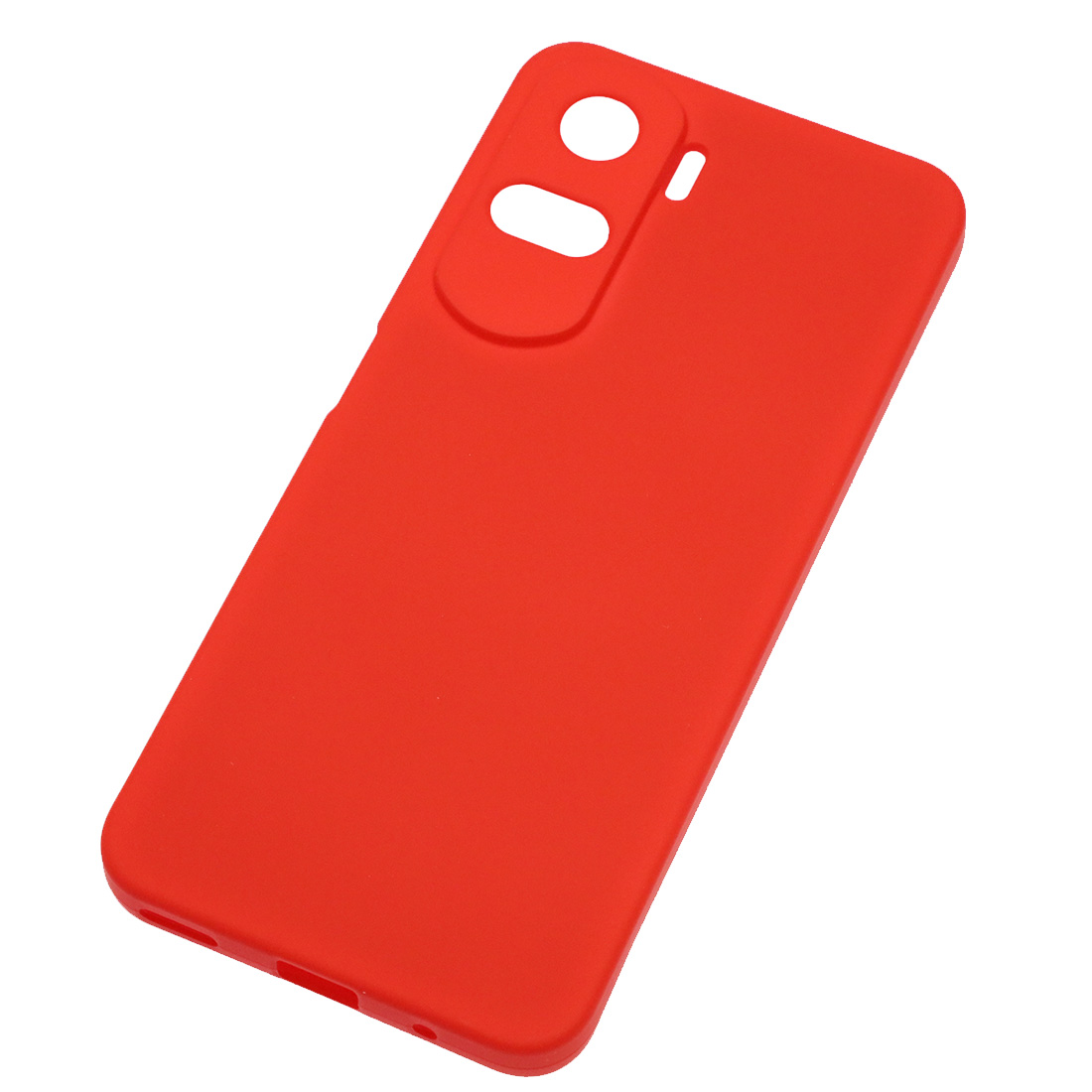 Чехол накладка Silicon Cover для Honor 90 Lite, защита камеры, силикон, бархат, цвет красный Чехол накладка Silicon Cover для Honor 90 Lite, защита камеры, силикон, бархат, цвет красный