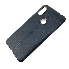 Чехол накладка для XIAOMI REDMI NOTE 6 PRO, силикон, цвет чёрный.