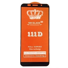 Защитное стекло 111D для HUAWEI Honor 9S (DUA-LX9), Y5P (DRA-LX9), цвет окантовки черный