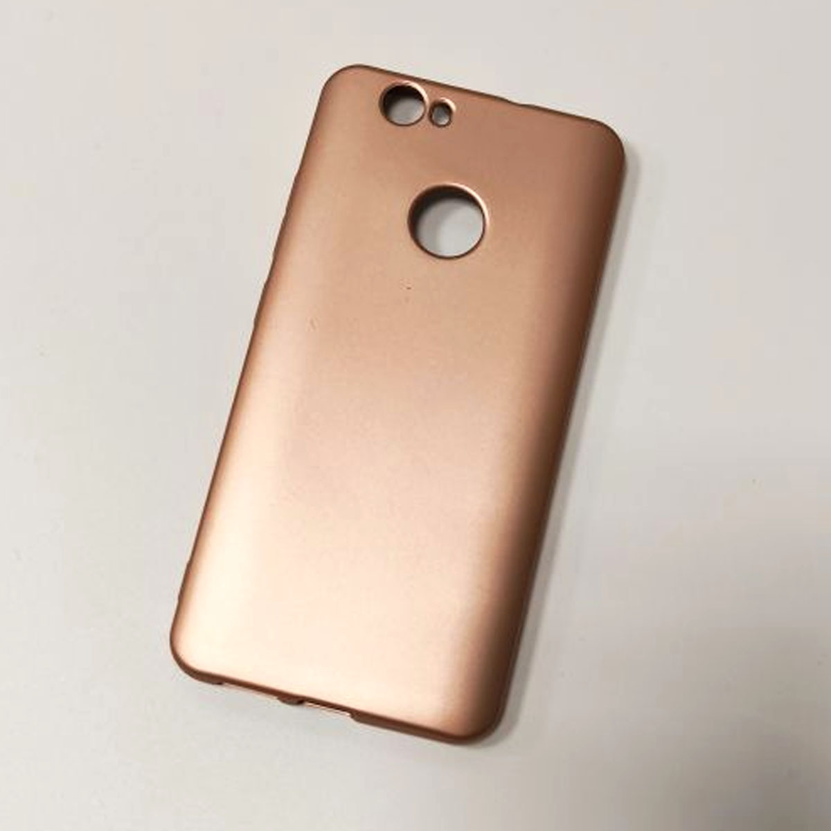 Чехол накладка J-Case THIN для HUAWEI Nova, силикон, цвет розовое золото