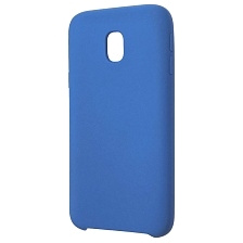 Чехол накладка Silicon Cover для SAMSUNG Galaxy J3 2017, силикон, цвет синий