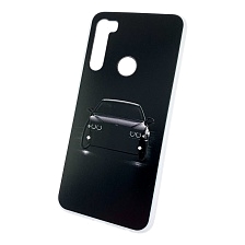 Чехол накладка для XIAOMI Redmi Note 8, силикон, рисунок БМВ.