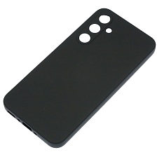 Чехол накладка NANO для SAMSUNG Galaxy A35 5G, защита камеры, силикон, бархат, цвет черный Чехол накладка NANO для SAMSUNG Galaxy A35 5G, защита камеры, силикон, бархат, цвет черный