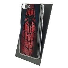 Чехол накладка для APPLE iPhone 7 Plus, iPhone 8 Plus, силикон, глянцевый, рисунок Костюм паука