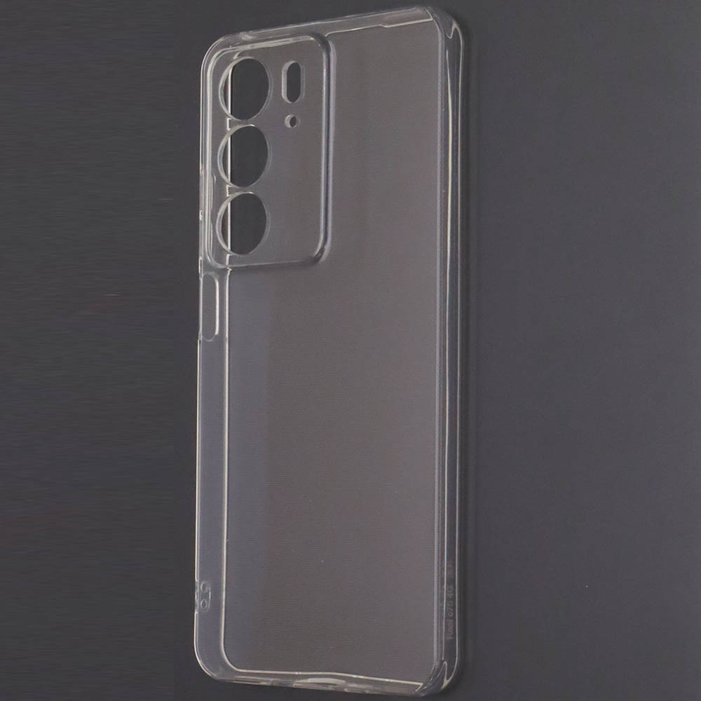 Чехол накладка для Realme C75 4G, защита камеры, силикон, прозрачный