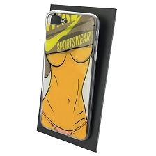 Чехол накладка для APPLE iPhone 7 Plus, iPhone 8 Plus, силикон, глянцевый, рисунок SPORTSWEAR