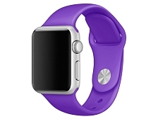 Ремешок для Apple Watch спортивный "Sport", размер 38-40 mm, цвет фиолетовый
