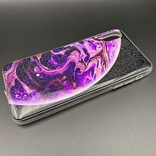 Чехол накладка для APPLE iPhone XS MAX, силикон, рисунок Планета Земля.