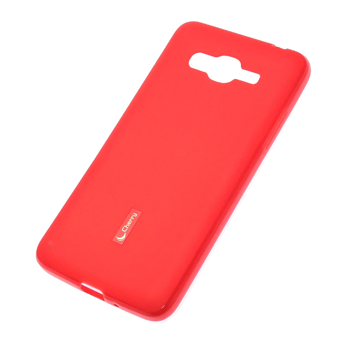 Чехол накладка Cherry для SAMSUNG Galaxy J2 Prime (SM-G532F), силикон, цвет красный