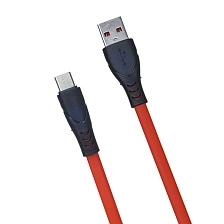 Кабель MRM MR38t USB Type C, 3A, длина 1 метр, цвет красный