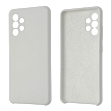 Чехол накладка Silicon Cover для SAMSUNG Galaxy A32 4G (SM-A325F), силикон, бархат, цвет белый