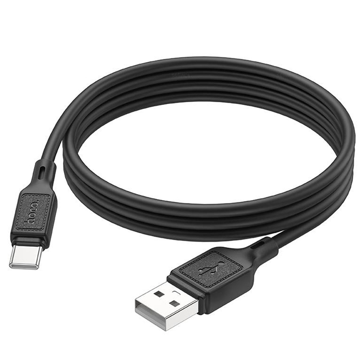 Кабель HOCO X90 Cool USB Type C, 3A, длина 1 метр, цвет черный