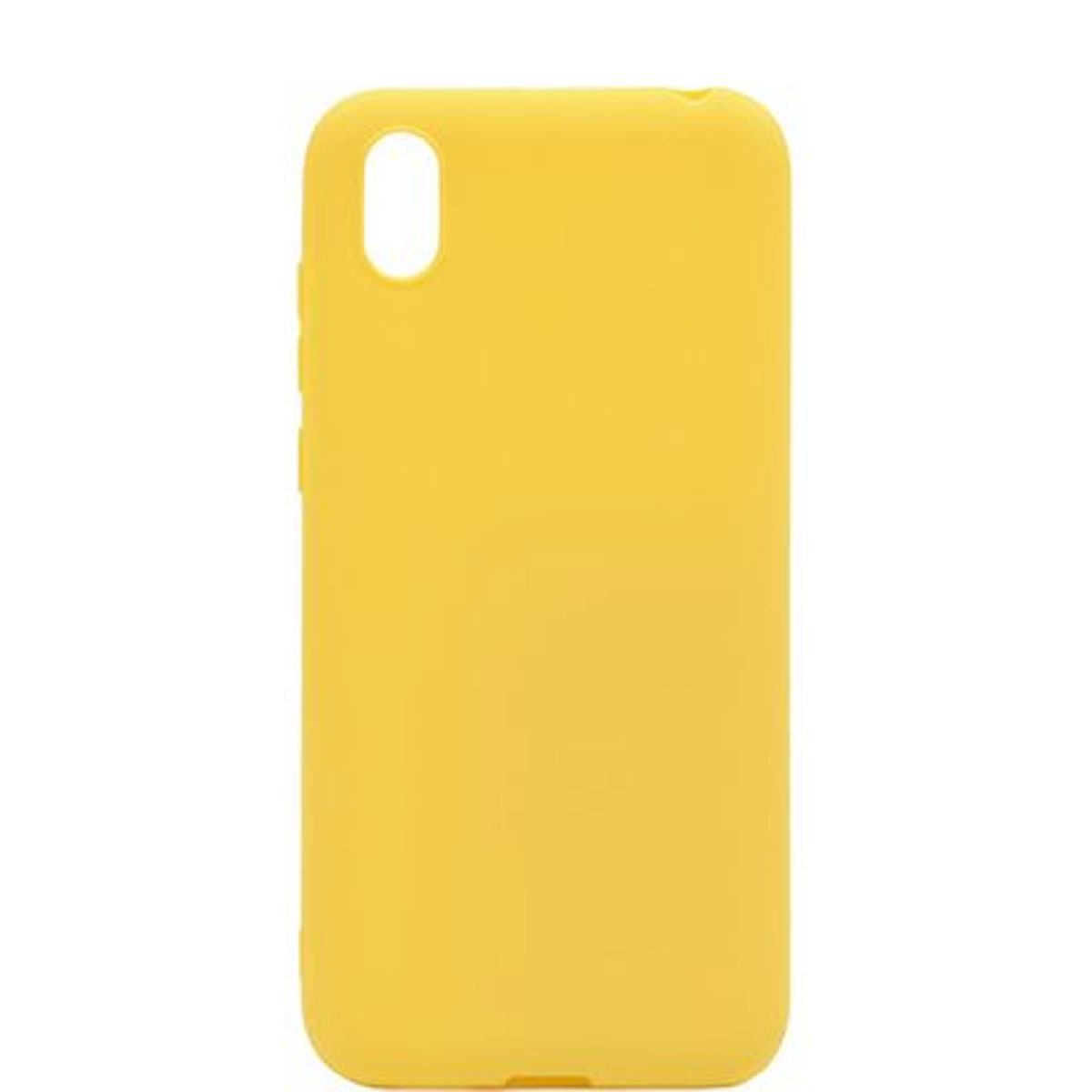 Чехол накладка GPS для HUAWEI Honor 8S, Y5 2019, силикон, матовый, цвет желтый