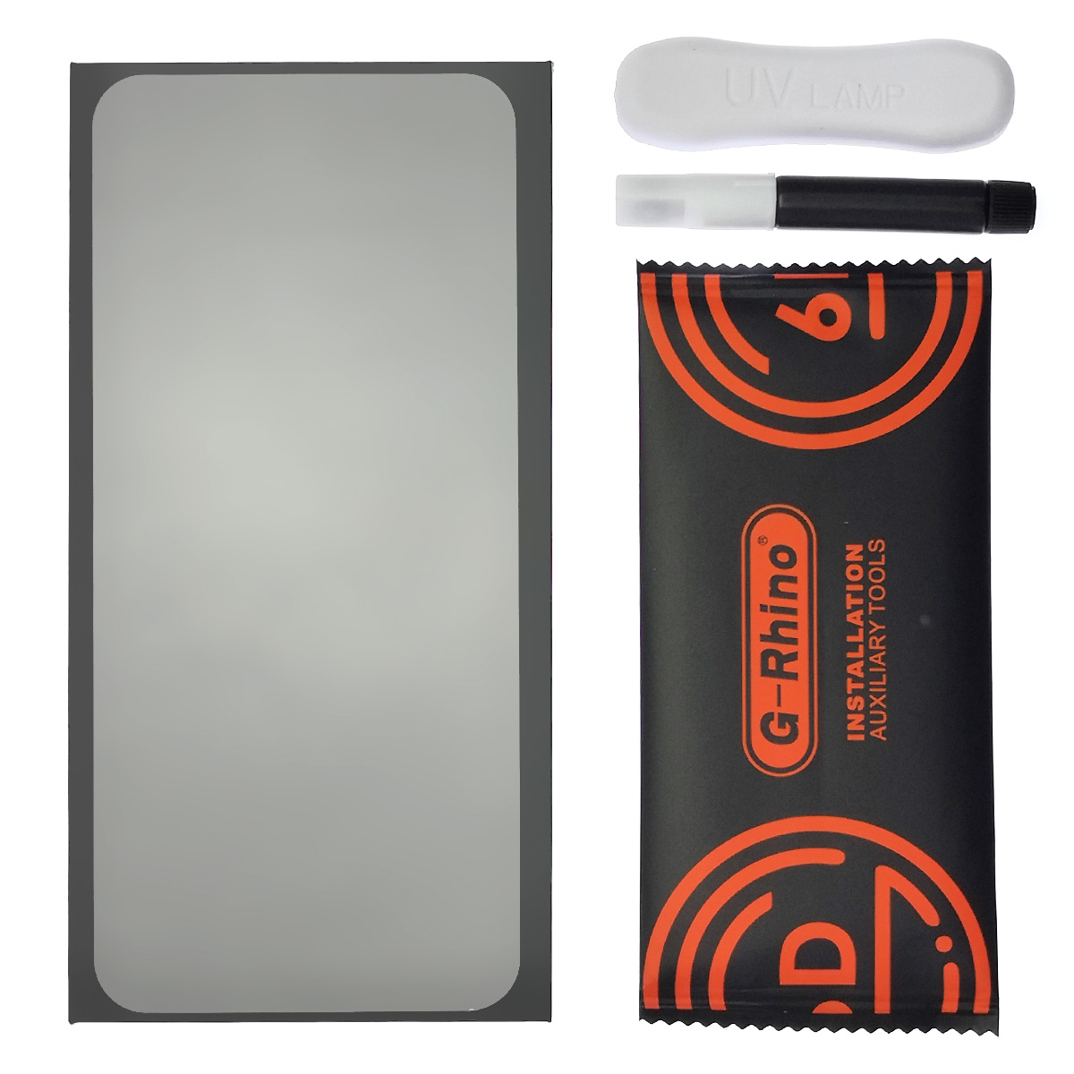Защитное стекло UV GLASS G-Rhino для SAMSUNG Galaxy S21 Plus (SM-G996), на весь экран, клей и лампа, цвет прозрачный Защитное стекло UV GLASS G-Rhino для SAMSUNG Galaxy S21 Plus (SM-G996), на весь экран, клей и лампа, цвет прозрачный