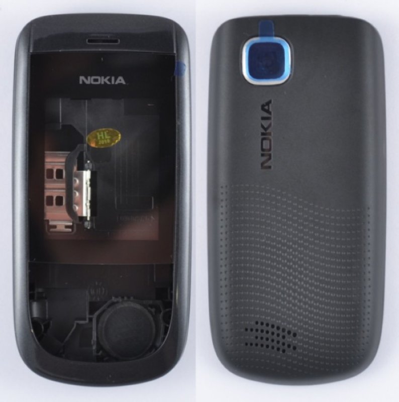 Корпус для Nokia 2220 slide черный.