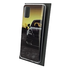 Чехол накладка Vinil для SAMSUNG Galaxy A31 (SM-A315), силикон, рисунок Mercedes AMG