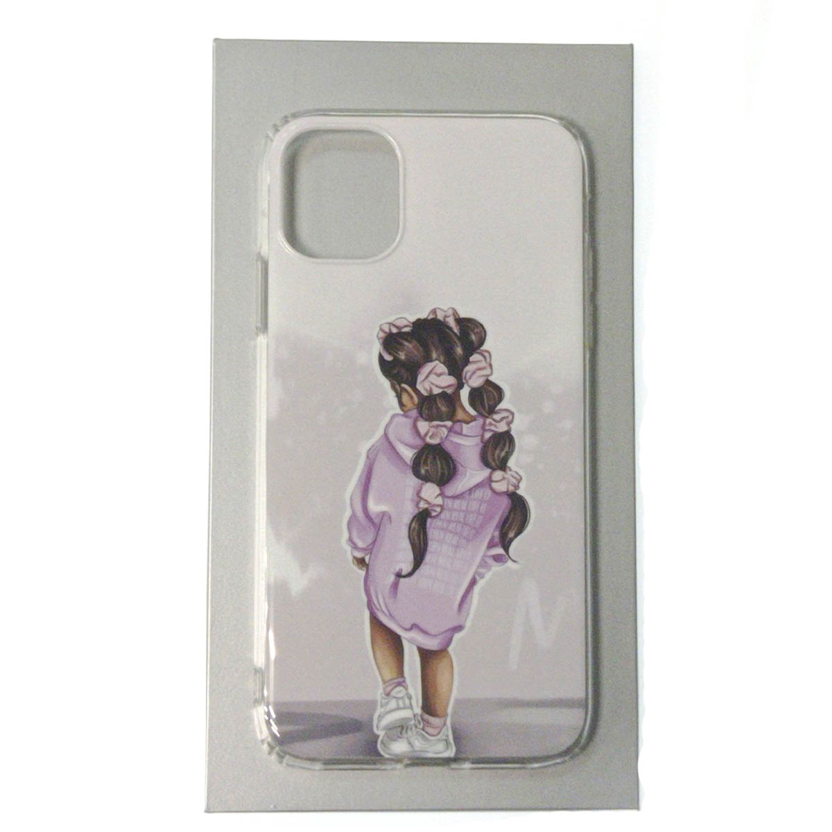 Чехол накладка для APPLE iPhone 11, силикон, рисунок маленькая Девочка