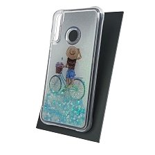 Чехол накладка TransFusion для HUAWEI Honor 9C, Honor P40 Lite E, силикон, переливашка, рисунок Велосипед.