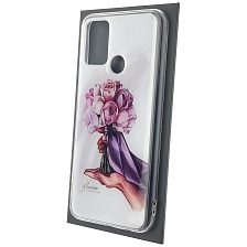 Чехол накладка для HUAWEI Honor 9A (MOA-LX9N), силикон, рисунок Букет