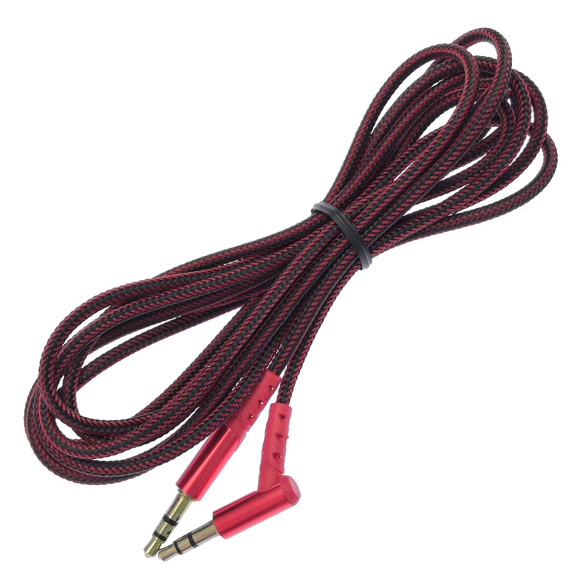 AUX-кабель MRM AX06, угловой, длина 2 метрa, цвет красный
