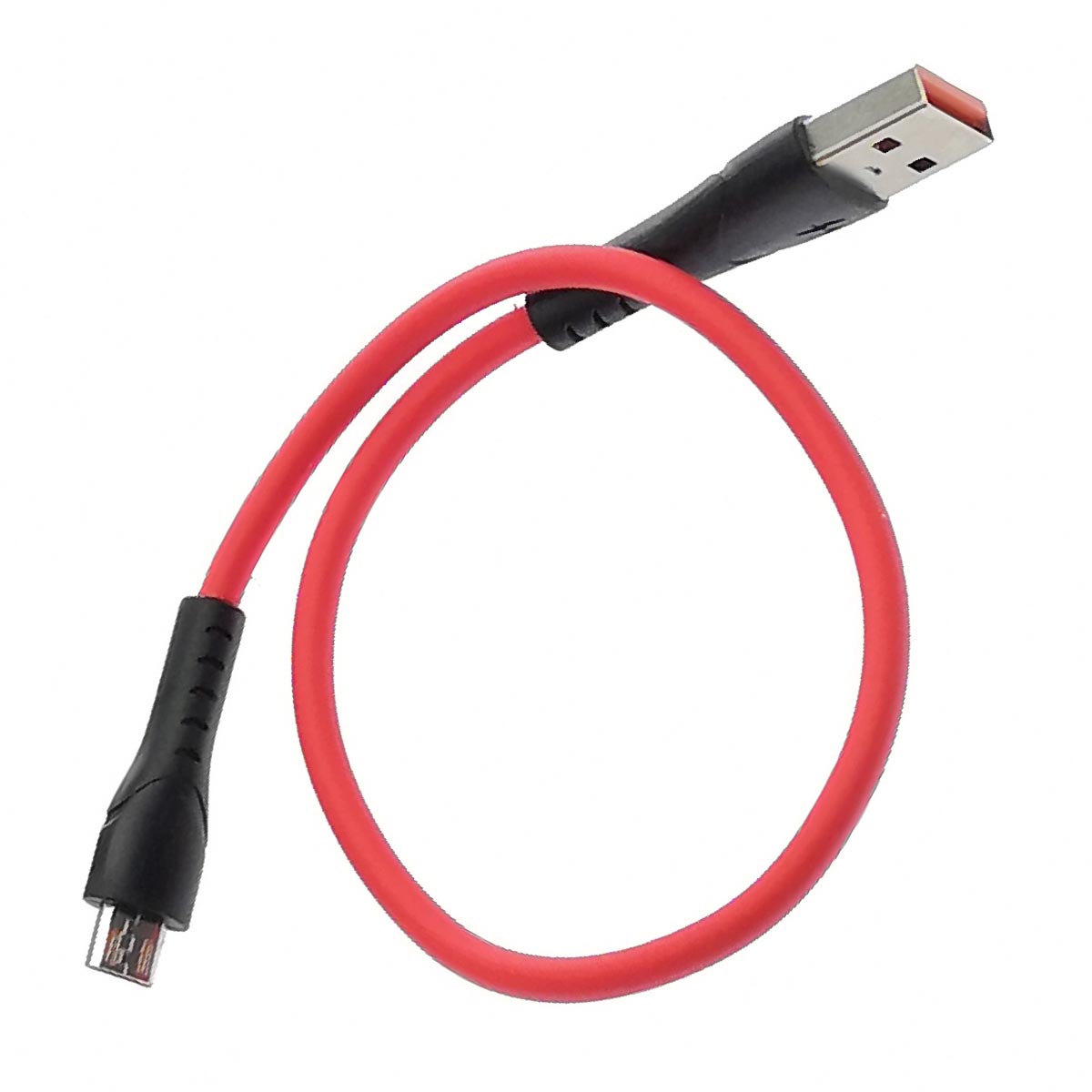 Кабель MRM G04 Micro USB, 3.1A, длина 30 см, цвет красный