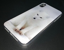 Чехол накладка для APPLE iPhone XS MAX, силикон, рисунок белая лисичка.